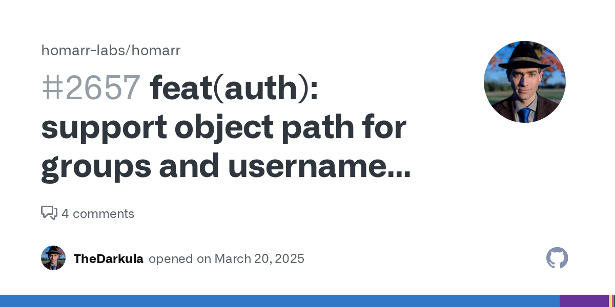 feat(auth): support object path for groups and username claims · I...