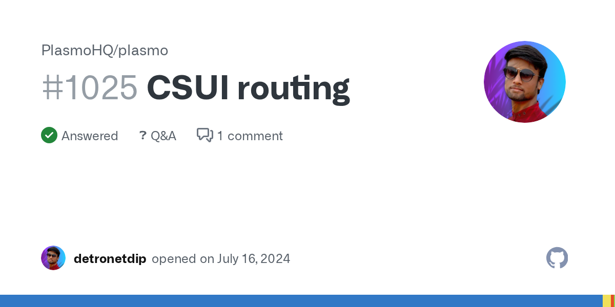 CSUI routing · PlasmoHQ plasmo · Discussion #1025