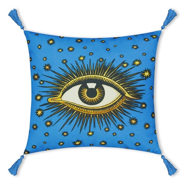 Les Ottomans: Les Ottomans LesOttomans Eye Cushion - 45x45cm
