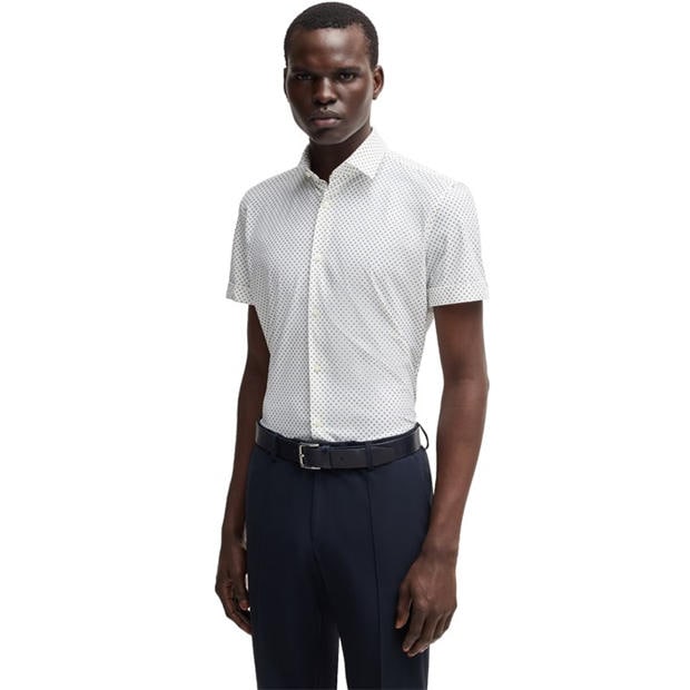 Boss: Boss Men's Short Sleeve Oxford Shirt