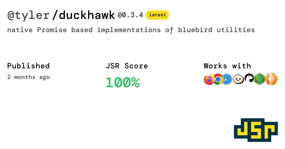 @tyler/duckhawk - JSR