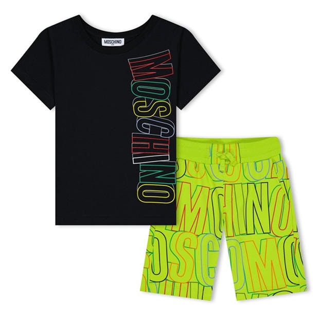 MOSCHINO: MOSCHINO Logo Clothing Set Juniors