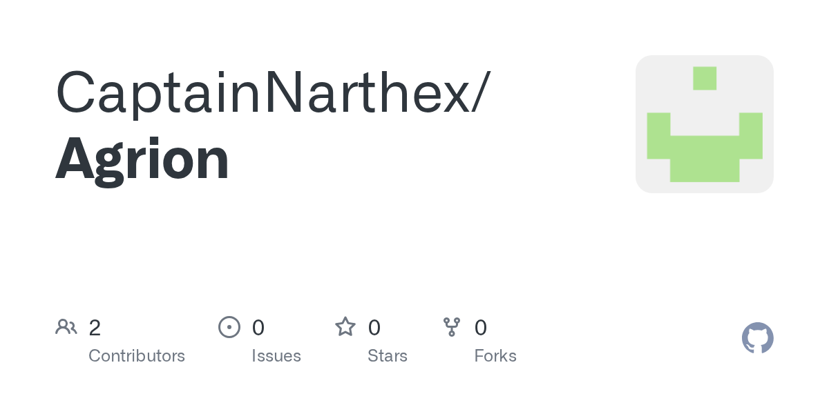 GitHub - CaptainNarthex/Agrion