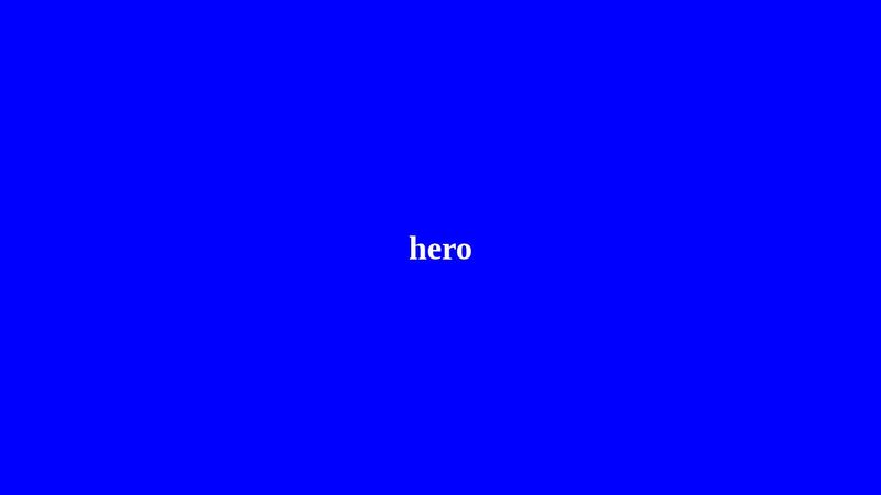 hero test