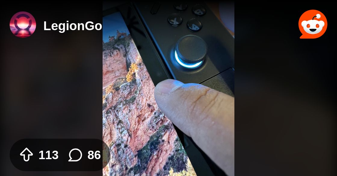 From the LegionGo community on Reddit: Is this a camera?