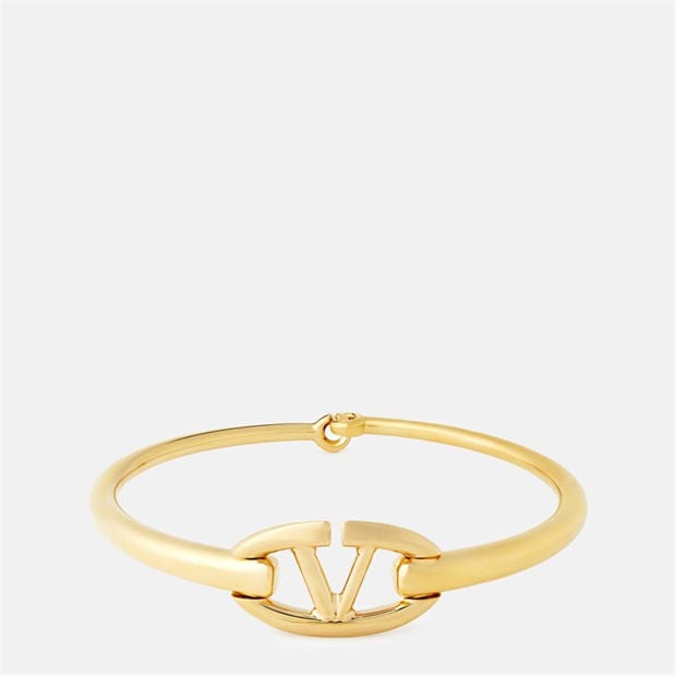 VALENTINO GARAVANI: VALENTINO GARAVANI The Bold Edition Vlogo Bangle