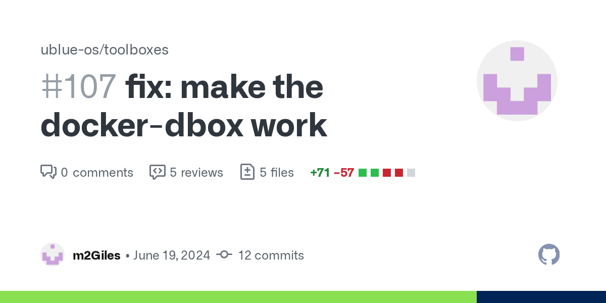 fix: make the docker-dbox work by m2Giles · Pull Request #107 · ubl...
