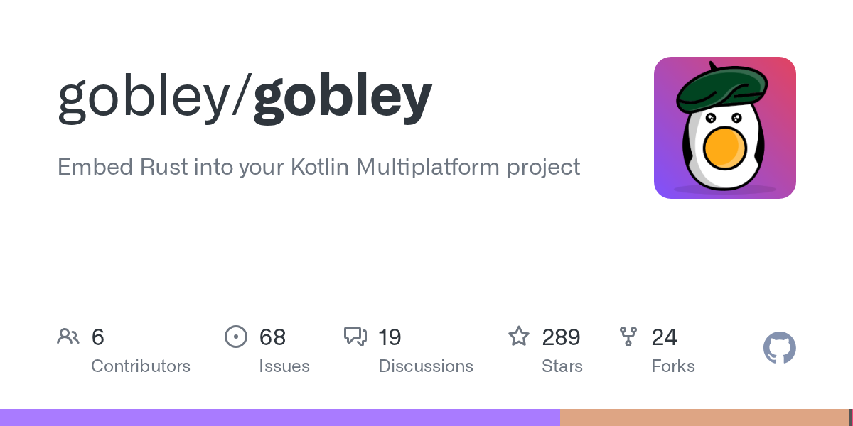 GitHub - gobley/gobley: Embed Rust into your Kotlin Multiplatform p...