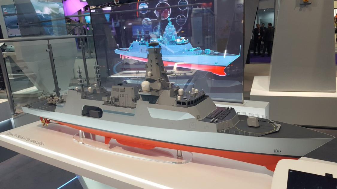 [1125 x 633] Latest model of the Type 26 : r/WarshipPorn