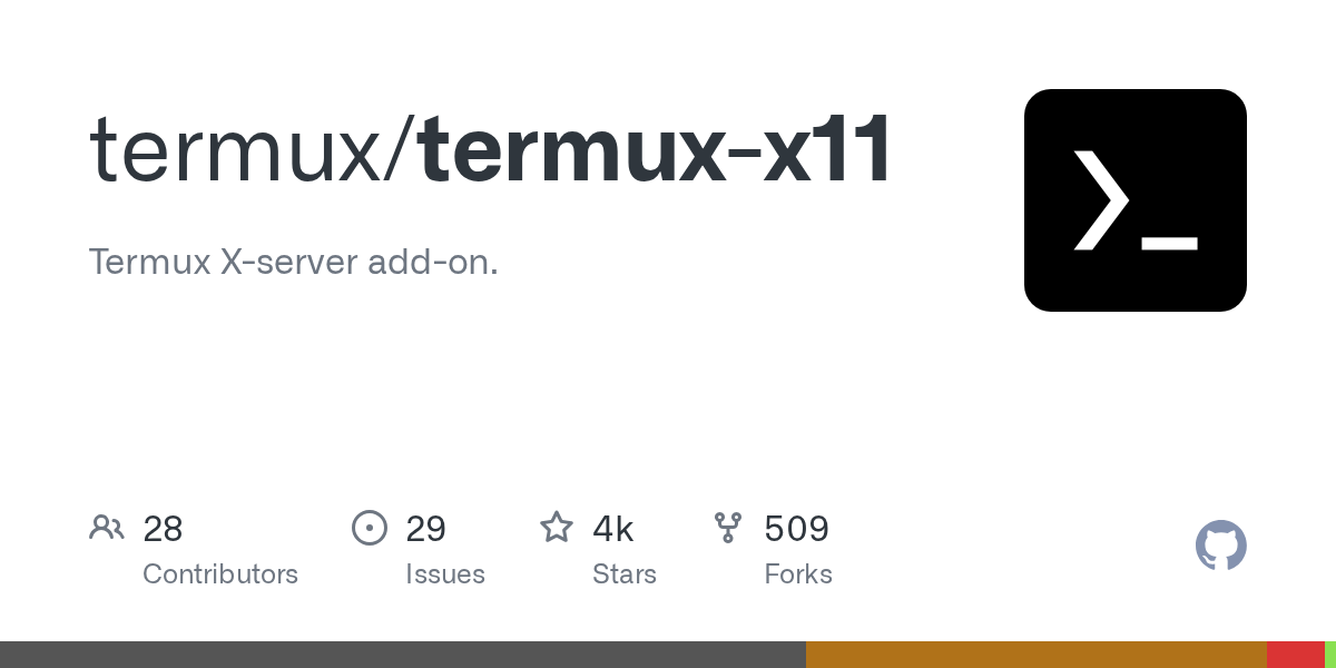 GitHub - termux/termux-x11: Termux X11 add-on application.