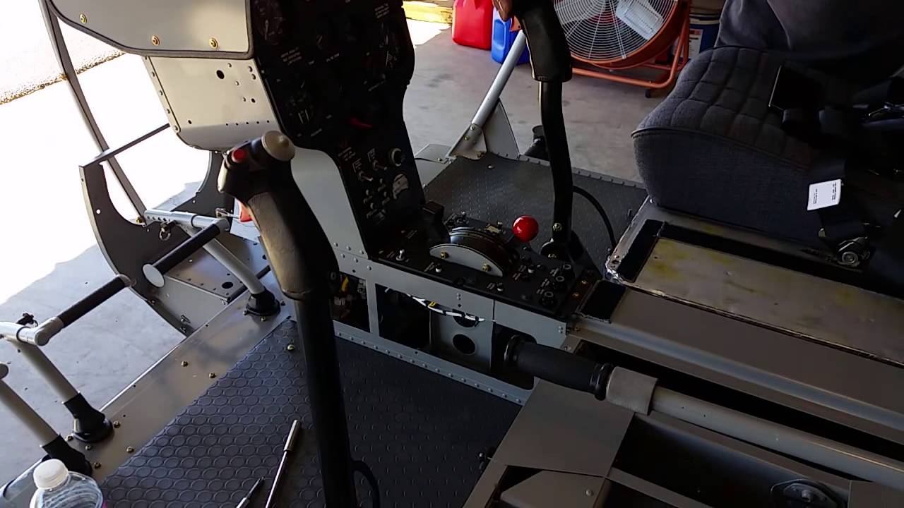 Hiller cyclic trim motor test.