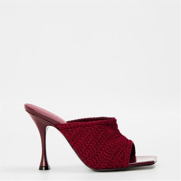 MAGDA BUTRYM: MAGDA BUTRYM Women's Crochet Heeled Mule