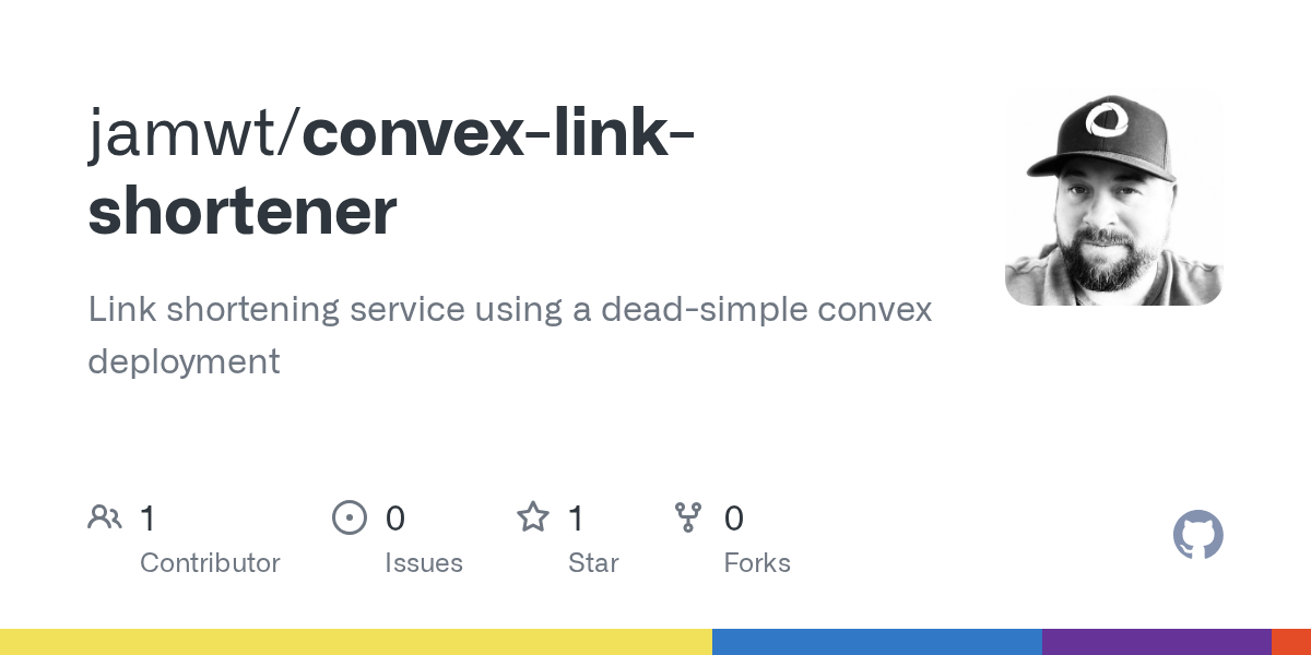 GitHub - jamwt/convex-link-shortener: Link shortening service using...