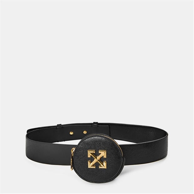 Off White: Off White Women's  Coin Stripe Wallet Coin Purse