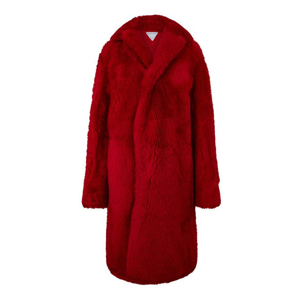 BOTTEGA VENETA: BOTTEGA VENETA Women's Textured Structured Teddy Coat