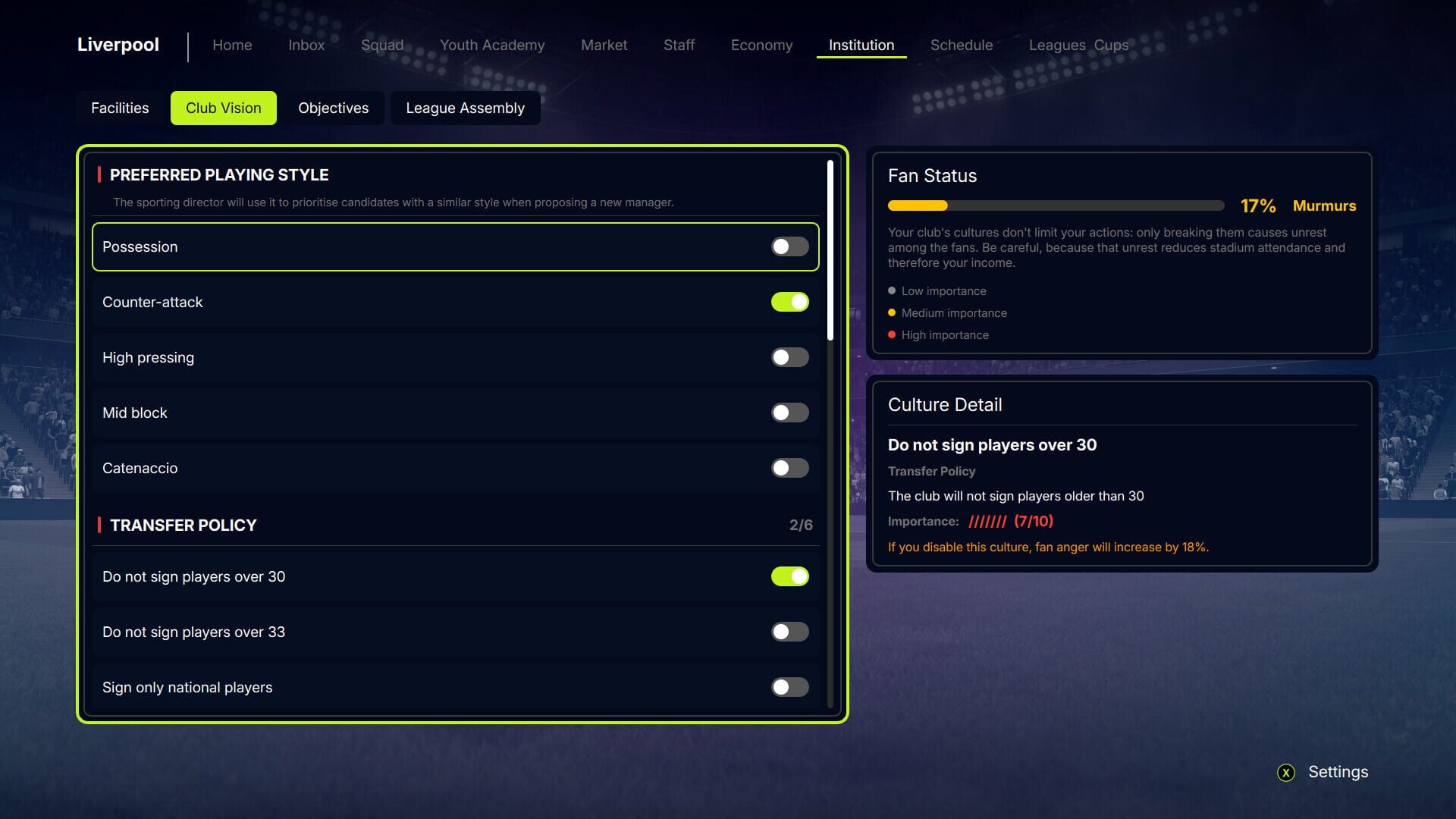 FD 27: Direct Your Football Club screenshot 10