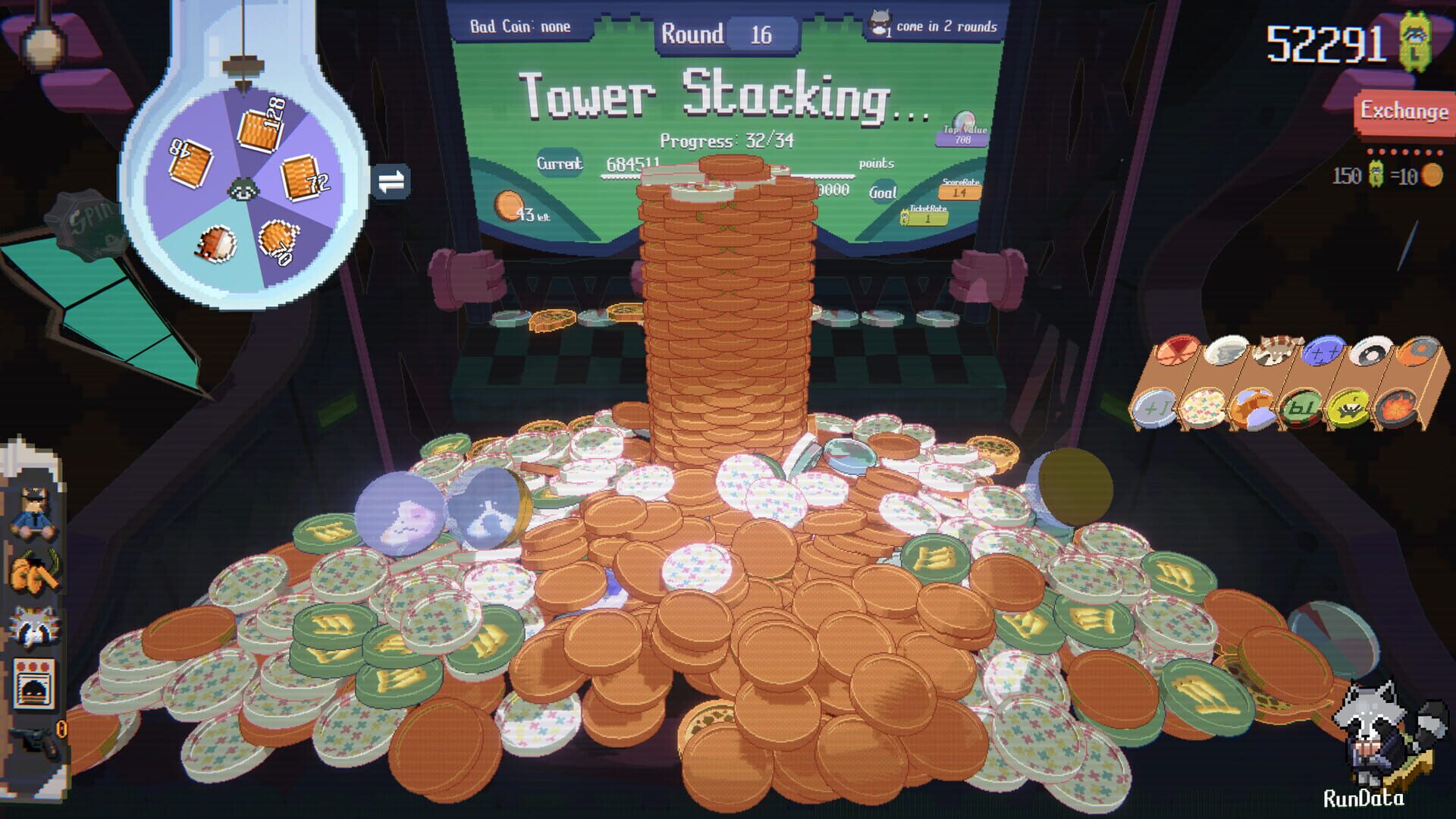 RACCOIN: Coin Pusher Roguelike screenshot 6
