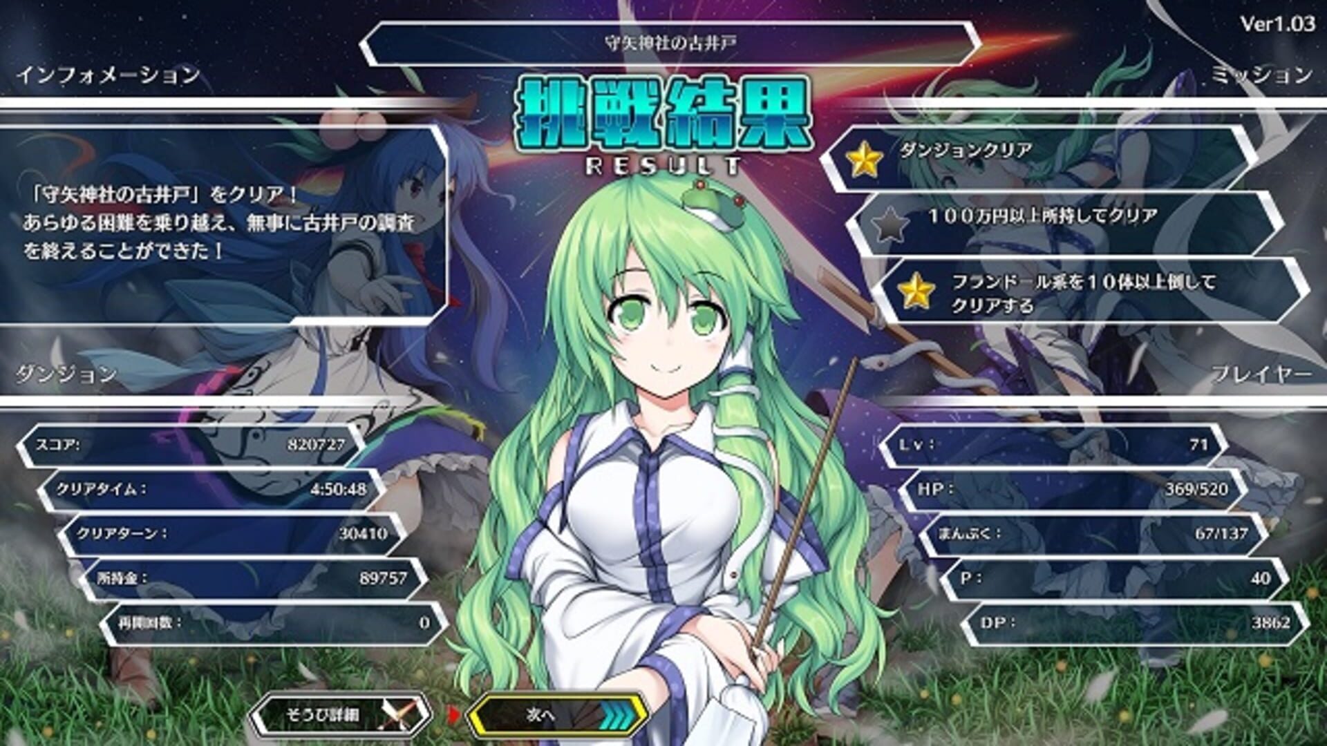 Touhou Genso Wanderer: Lotus Labyrinth screenshot 2