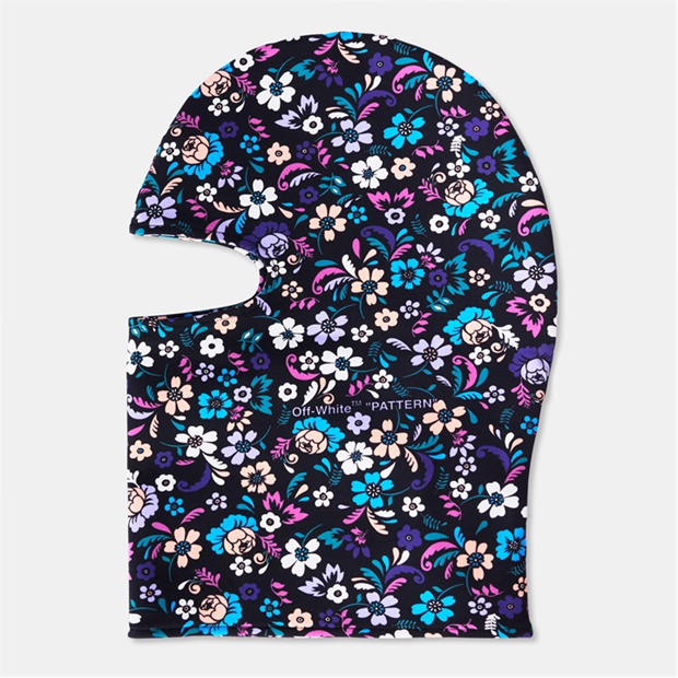 Off White: Off White Flower Black 99 Balaclava