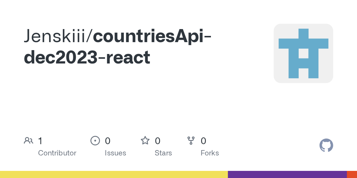 GitHub - Jenskiii/countriesApi-dec2023-react