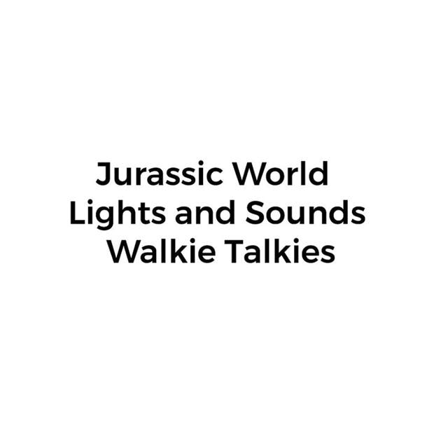 eKids: eKids Jurassic World Lights and Sounds Walkie Talkies