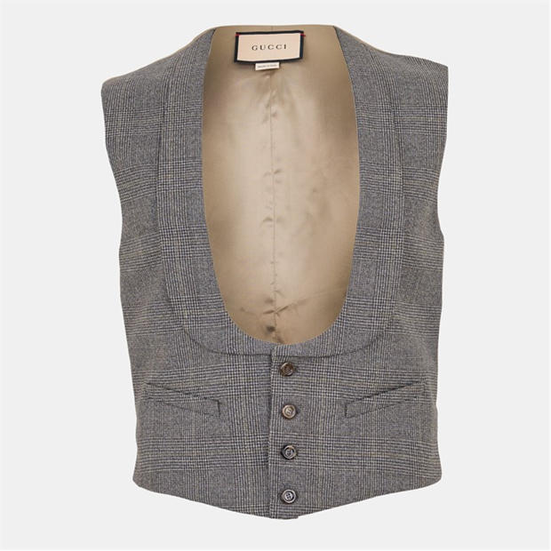 GUCCI: GUCCI Men's Wool Dress Waistcoat