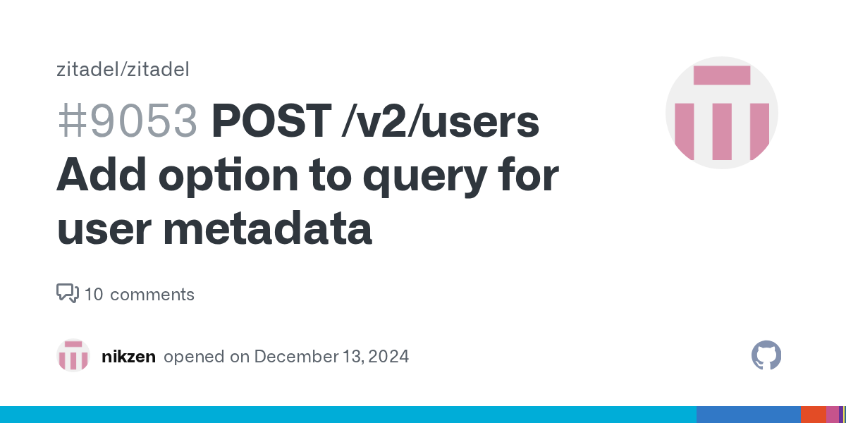 POST /v2/users Add option to query for user metadata · Issue #9053...