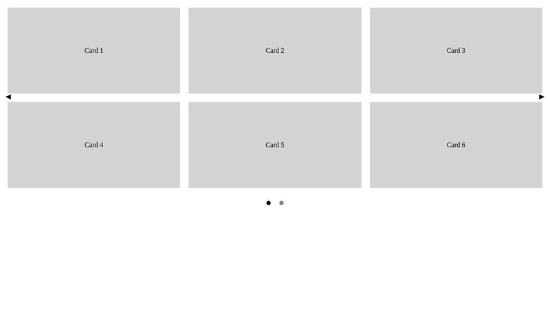 2 * 2 grid layout (With dot navigation)