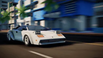 Synthalgia: Retro Arcade Racing screenshot 3