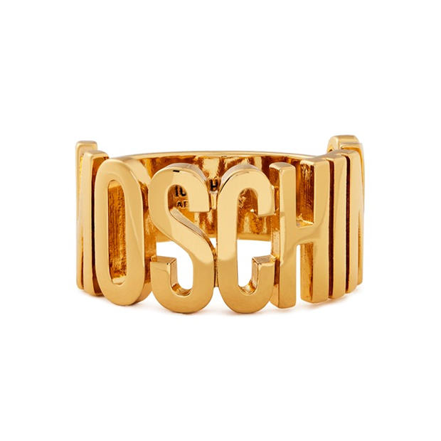 MOSCHINO: MOSCHINO Lettering Ring