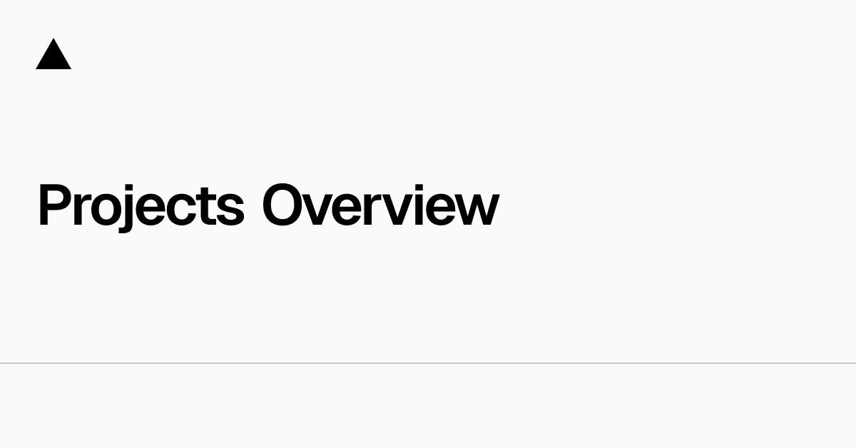 Projects Overview