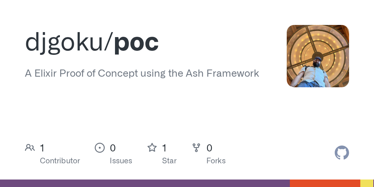 GitHub - djgoku/poc: A Elixir Proof of Concept using the Ash Framework