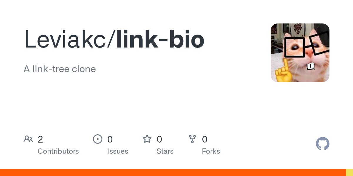 GitHub - Leviakc/link-bio: A link-tree clone