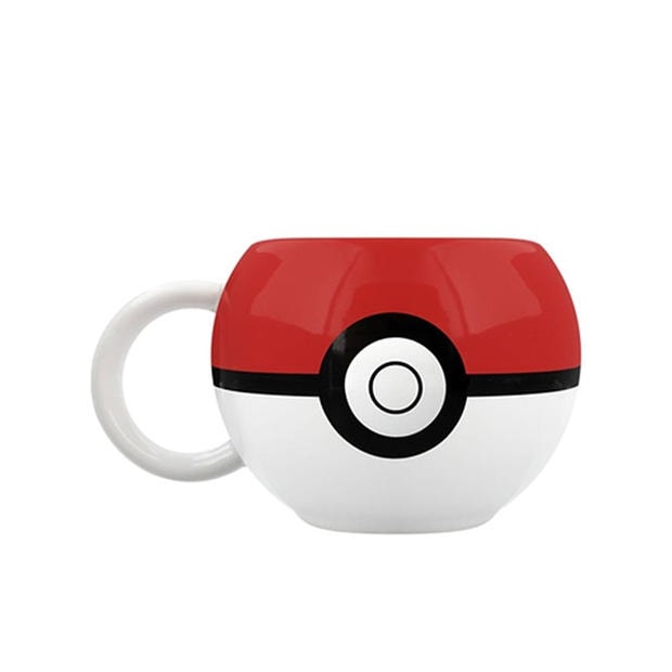 Pokemon: Pokemon 3D Pokeball Mug White