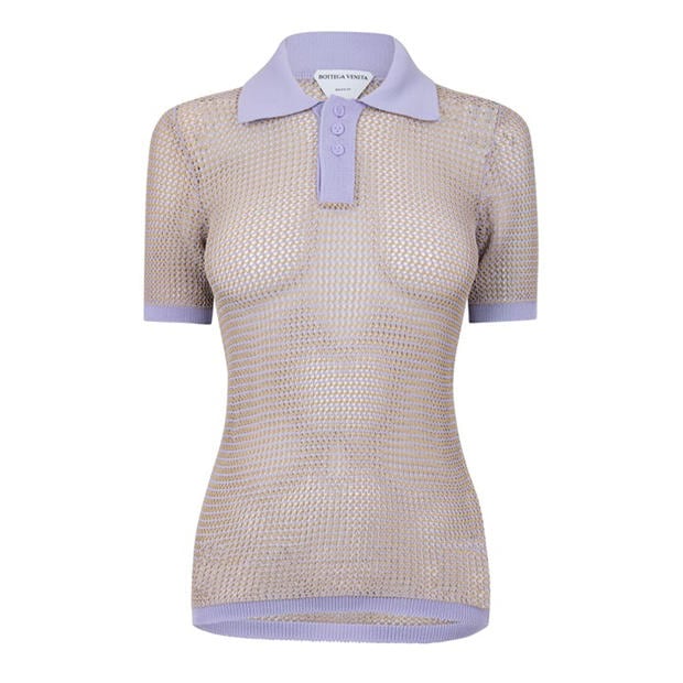 BOTTEGA VENETA: BOTTEGA VENETA Women's Short Sleeve Polo Shirt