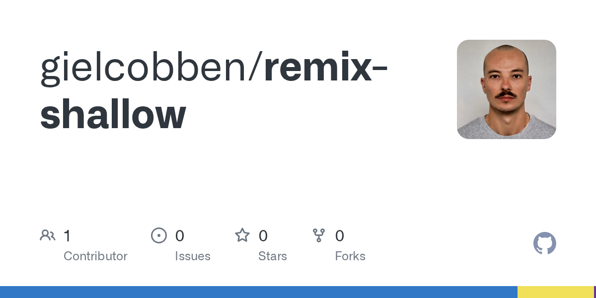 GitHub - gielcobben/remix-shallow