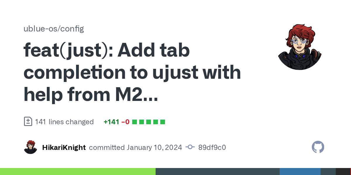 feat(just): Add tab completion to ujust with help from M2 and bsher...