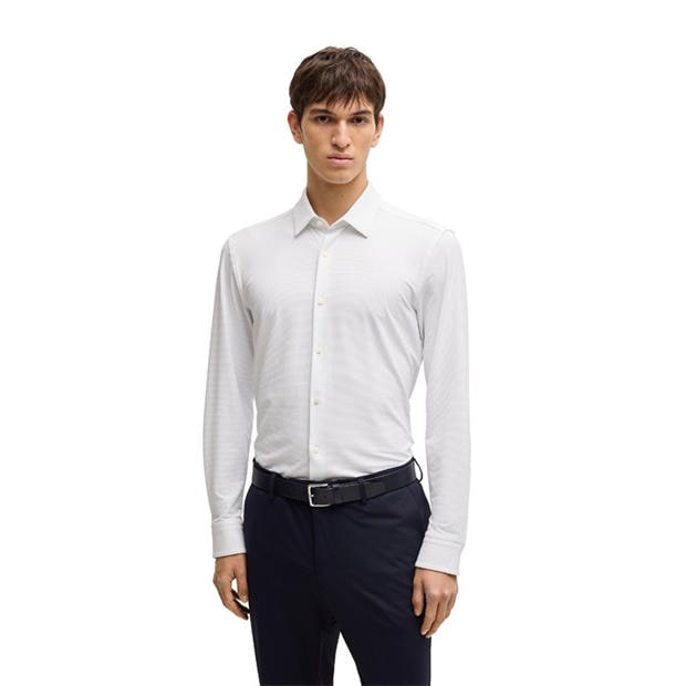 Boss: Boss Men's Hank S Kent Long Sleeve Oxford Shirt
