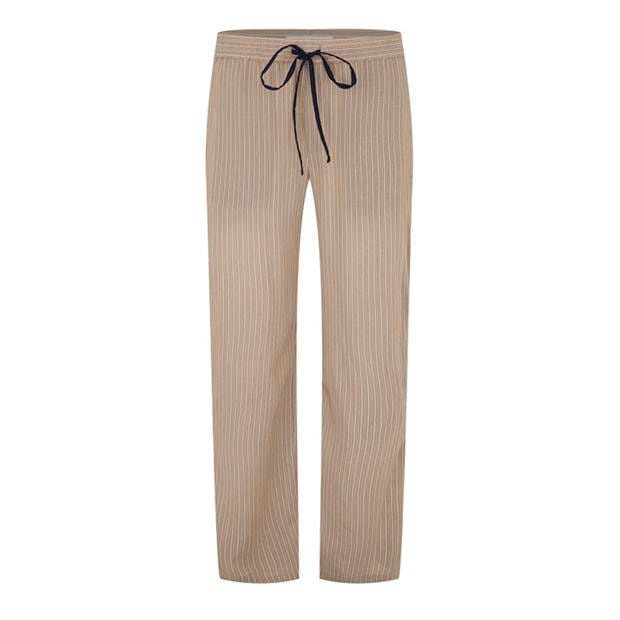 VICTORIA BECKHAM: VICTORIA BECKHAM Pinstripe Pleated Trousers