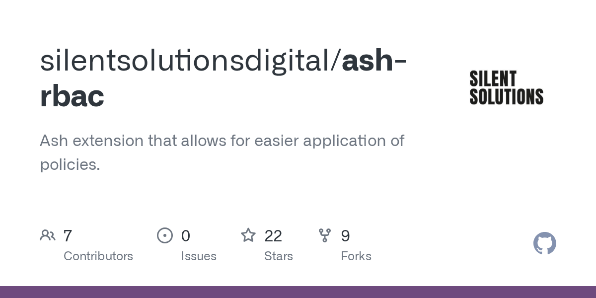 We created a small extensions for rbac policies - Ash Framework
