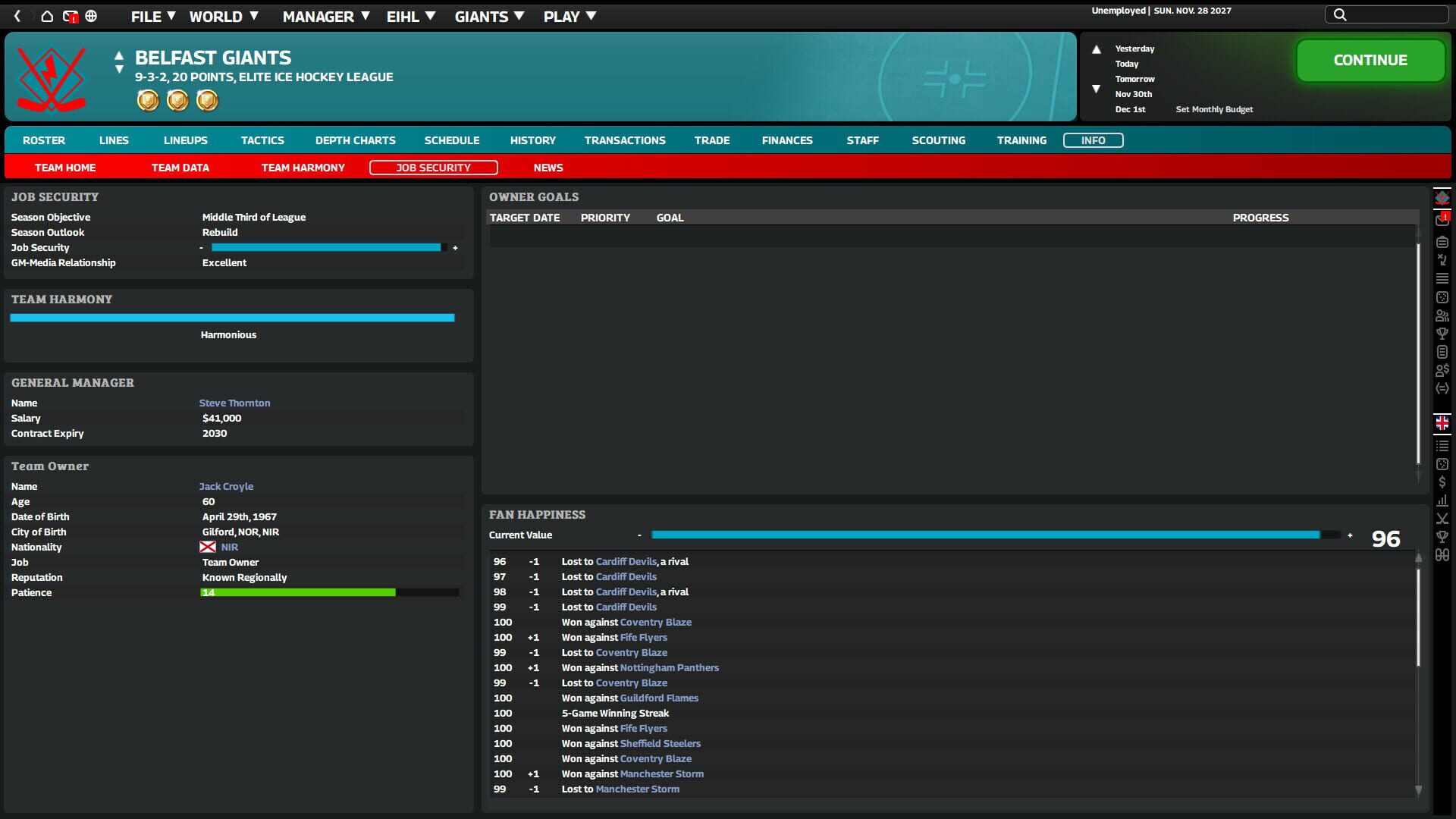 Franchise Hockey Manager 12 screenshot 11