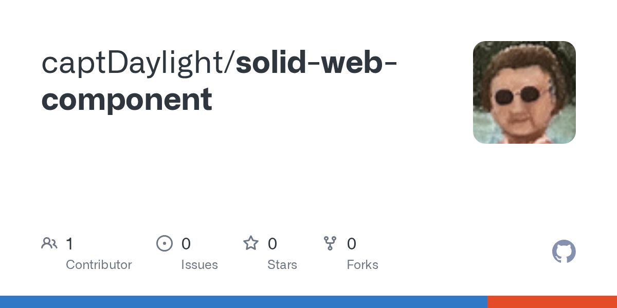 GitHub - captDaylight/solid-web-component