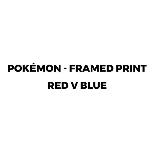 Pokemon: Pokemon Pokémon - Framed Print Red V Blue (30x40) x2