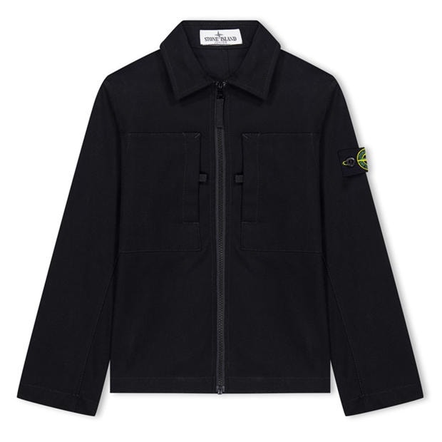 STONE ISLAND: STONE ISLAND Kids' Cotton Long Sleeve Overshirt