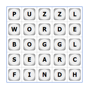 Boggle - online word search game