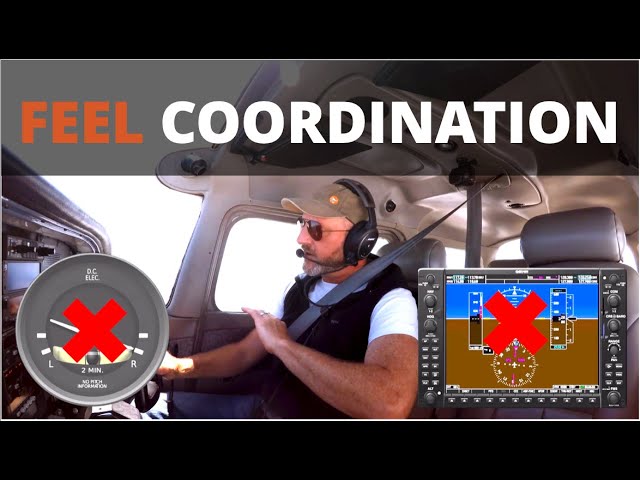 Airplane Rudders! Learn to FEEL coordination in the airplane and av...