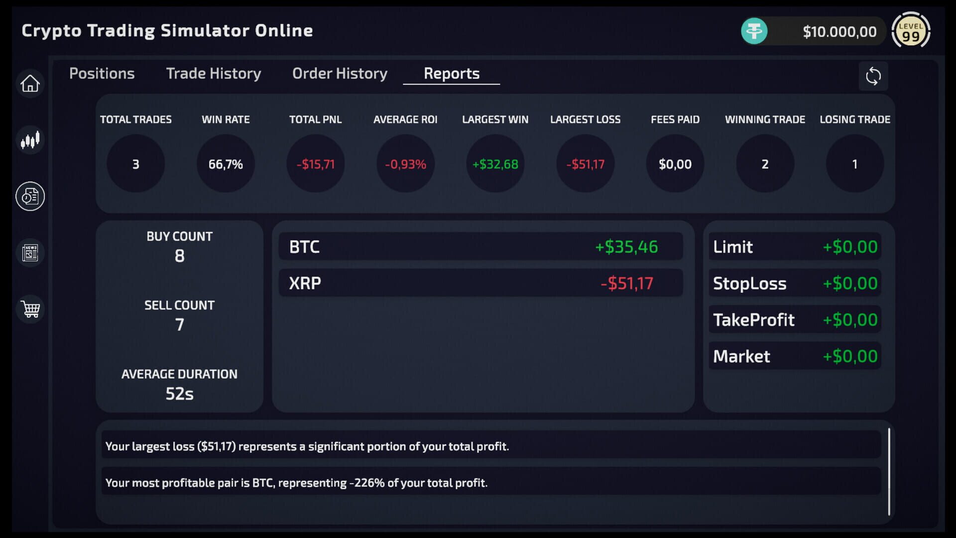 Crypto Trading Simulator screenshot 3