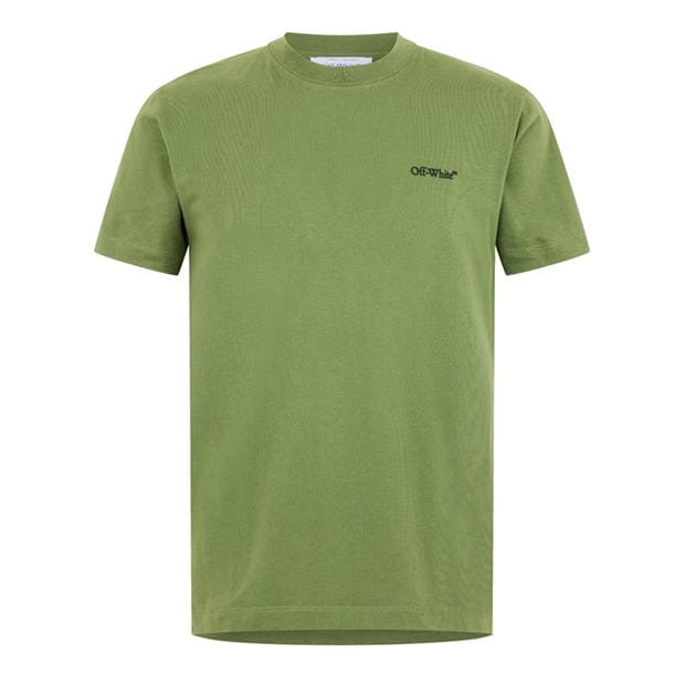 OFF WHITE: OFF WHITE Men's Logo Arrow Cotton Short Sleeve T-Shirt