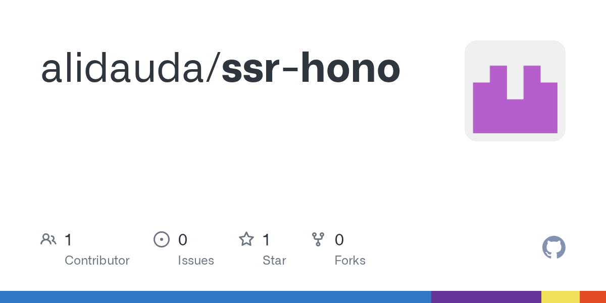 GitHub - alidauda/ssr-hono