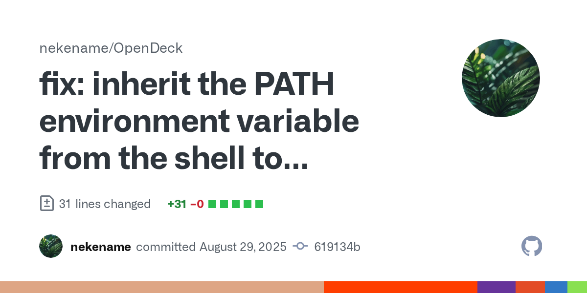 fix: inherit the PATH environment variable from the shell to be abl...